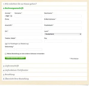 Rechnungsanschrift 