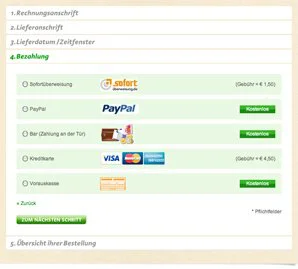 Bezahlung 
