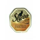 Sheba Menü mit Geflügelhäppchen in heller Sauce 100 g Schale