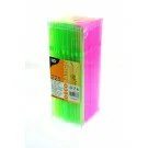 Papstar 21 cm neon Trinkhalme Strohhalme 225er